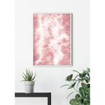 Poster Pink Bubbles Carta - Rosa / Bianco