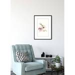 Poster Magnolia Breathe Carta - Rosa / Verde