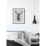 Poster Animals Forest Deer Carta - Multicolore