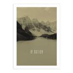 Poster Word Lake In Motion Carta - Sabbia