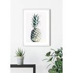 Poster Pineapple Carta - Rosa / Verde