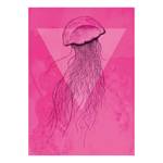 Poster Jellyfish Carta - Rosa