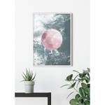 Wandbild Solum Aqua Papier - Rosa