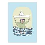 Poster Paper Ship Carta - Multicolore