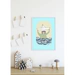 Poster Paper Ship Carta - Multicolore