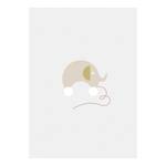 Poster Baby Happy Carta - Marrone / Bianco