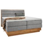 Lit boxspring Merkur Tissu Oria: Gris - 160 x 200cm - D3 medium