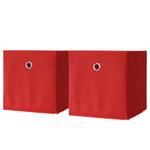 Boîte pliable Boxas Rouge - Lot de 2