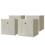 Opvouwbare box Boxas Beige - Set van 4