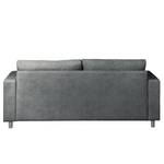 Sofa Greenwood (3-Sitzer) Samt - Samt Cloe: Dunkelgrau