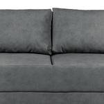 Sofa Greenwood (3-Sitzer) Samt - Samt Cloe: Dunkelgrau