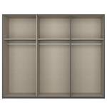 Drehtürenschrank SKØP pure gloss Hochglanz Weiß / Graphit - 270 x 236 cm