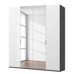 Armoire SKØP pure gloss reflect Blanc brillant / Graphite - 181 x 222 cm