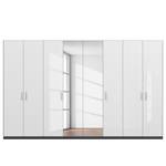 Drehtürenschrank SKØP pure gloss reflect Hochglanz Weiß / Graphit - 360 x 222 cm