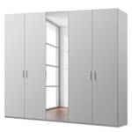 Drehtürenschrank SKØP pure reflect Seidengrau - 225 x 222 cm