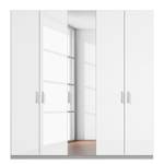 Armoire SKØP pure gloss reflect Blanc brillant / Gris soie - 225 x 236 cm