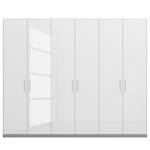 Armoire SKØP pure gloss Blanc brillant / Gris soie - 270 x 236 cm