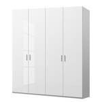 Armoire SKØP pure gloss Blanc brillant / Gris soie - 181 x 222 cm