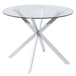 Table Pinza I Verre / Acier - Chrome