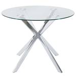 Table Pinza I Verre / Acier - Chrome