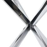 Eettafel Pinza II glas/staal - chroomkleurig