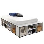 Bed Lara Wit - Plaatmateriaal - 140 x 43 x 234 cm