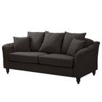 Sofa Lovis (3-Sitzer) Webstoff - Webstoff Jazy: Anthrazit