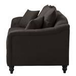 Sofa Lovis (3-Sitzer) Webstoff - Webstoff Jazy: Anthrazit