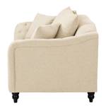 Sofa Lovis (2-Sitzer) Webstoff - Webstoff Jazy: Creme