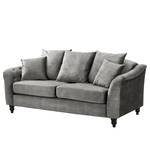 Sofa Lovis (3-Sitzer) Samt - Samt Tomi: Grau