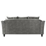 Sofa Lovis (3-Sitzer) Samt - Samt Tomi: Grau