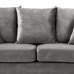 Sofa Lovis (3-Sitzer) Samt - Samt Tomi: Grau