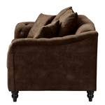 Sofa Lovis (2-Sitzer) Samt - Samt Tomi: Havanna