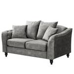 Sofa Lovis (2-Sitzer) Samt - Samt Tomi: Grau