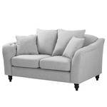 Sofa Lovis (2-Sitzer) Webstoff - Webstoff Jazy: Hellgrau