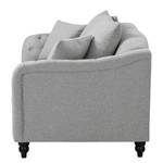 Sofa Lovis (2-Sitzer) Webstoff - Webstoff Jazy: Hellgrau