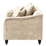 Sofa Lovis (2-Sitzer) Samt - Samt Tomi: Creme