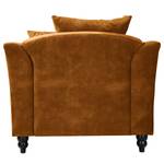 Fauteuil Lovis Velours Tomi: Marron doré