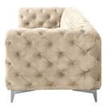 Sofa Merlin (3-Sitzer) Samt Tomi: Creme