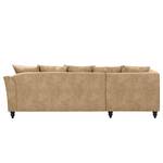 Ecksofa Lovis Microfaser - Microfaser Rica: Beige - Ottomane davorstehend links