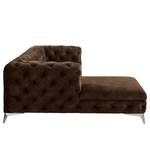 Ecksofa Merlin II Samt Tomi: Havanna - Longchair davorstehend links