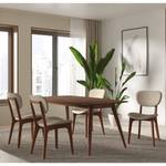 Set per sala da pranzo Nadir (5) Beige - 140 x 80 cm - Effetto nocciolo