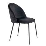 Chaises capitonnées Maxou II (lot de 2) Noir