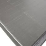 Schreibtisch Moore Kiefer massiv / Metall - Kiefer Grau / Schwarz