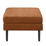 Pouf repose-pieds Croom II Microfibre Zaira: Cognac