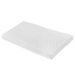 Eenpersoonsbed Emma (incl. matras) Roze - Wit - Plaatmateriaal - Plastic - 164 x 85 x 70 cm