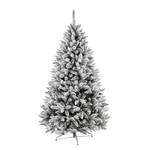 Sapin de Noël artificiel Illiam Polyéthylène - Blanc - ∅ 110 cm - Hauteur : 180 cm