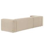 Ecksofa Mandal IV Chenille - Chenille Gratia: Beige - Longchair davorstehend links