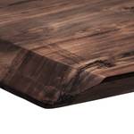 Table Hamton Acacia brun - Largeur : 180 cm - Anthracite - Forme en X