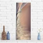 Quadro di vetro Story of a Waterdrop III Beige - 50 x 125 x 0,4 cm